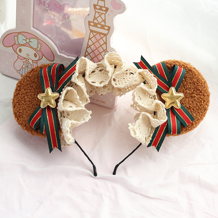 Women's Bear Ear Bow Barrettes