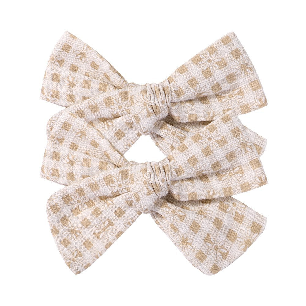 Simple College Style Candy Colored Cloth Ponytail Clip Hair Ornaments
