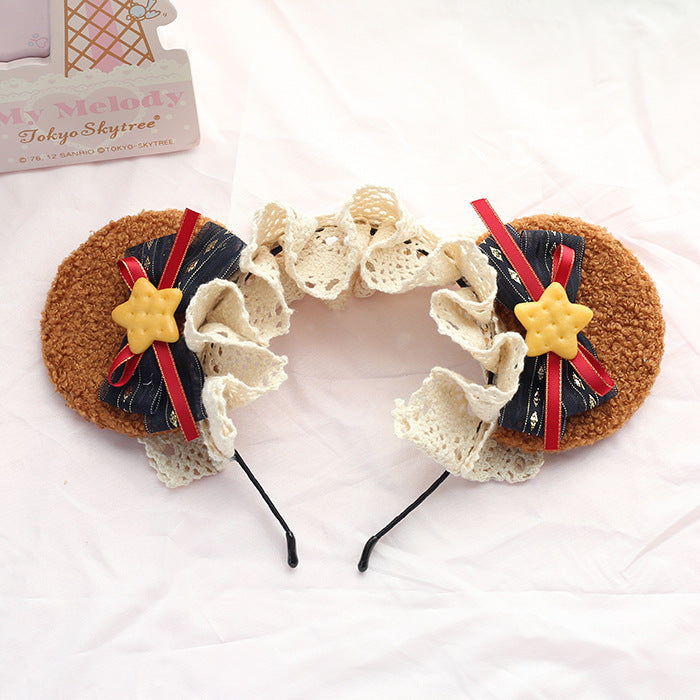 Women's Bear Ear Bow Barrettes
