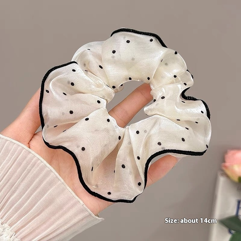 Summer Super Fairy Sweet Lace Large Intestine Hair Ring