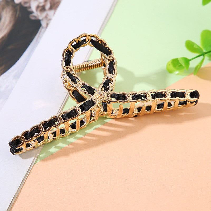 Winding Gripping Geometric Fashion Women's Coiled Shark Hair Clip