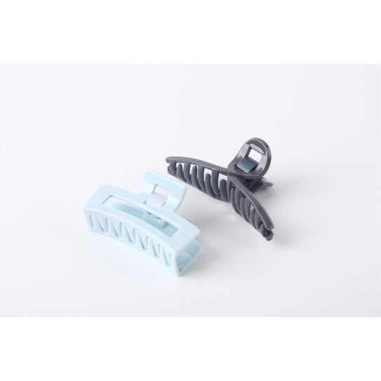 Strong Grip On Large Claw Clip Bag 2 Non-slip Mid-jaw Clips For Women's Long Hair