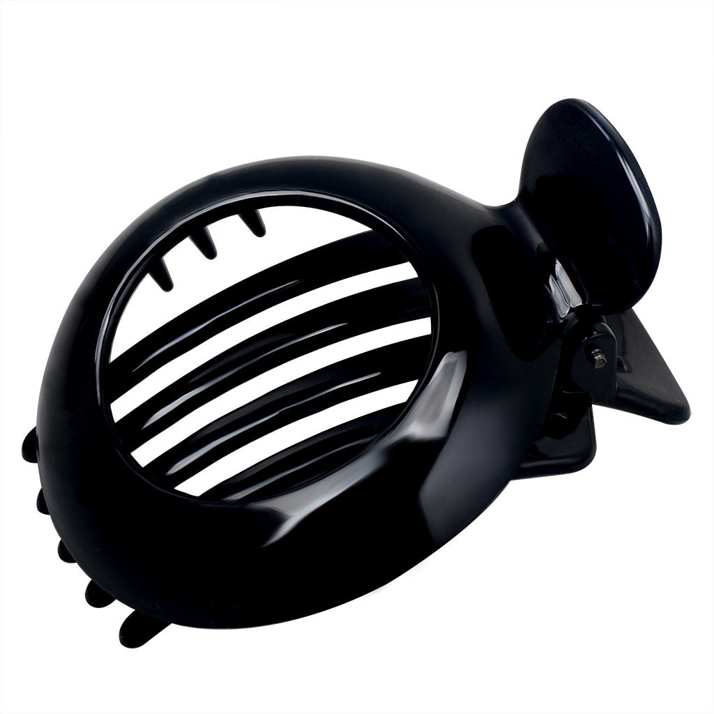 European And American Stylish Round Hollow Hair Plug Barrettes