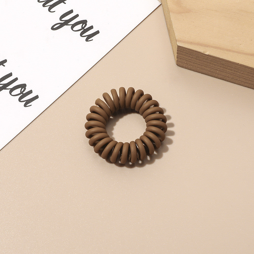 Cute Girl Hair-binding Highly Elastic Hair Rope Simple All-match Small Size Phone Line Hair Ring