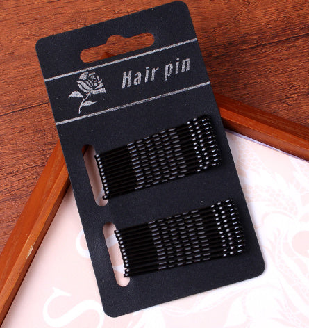 Black high-end Non-Shedding Paint Net Red Hair Accessories Word Clip
