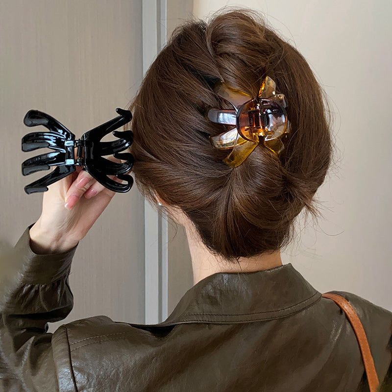 Japanese And Korean High-capacity Temperament Hair Clip