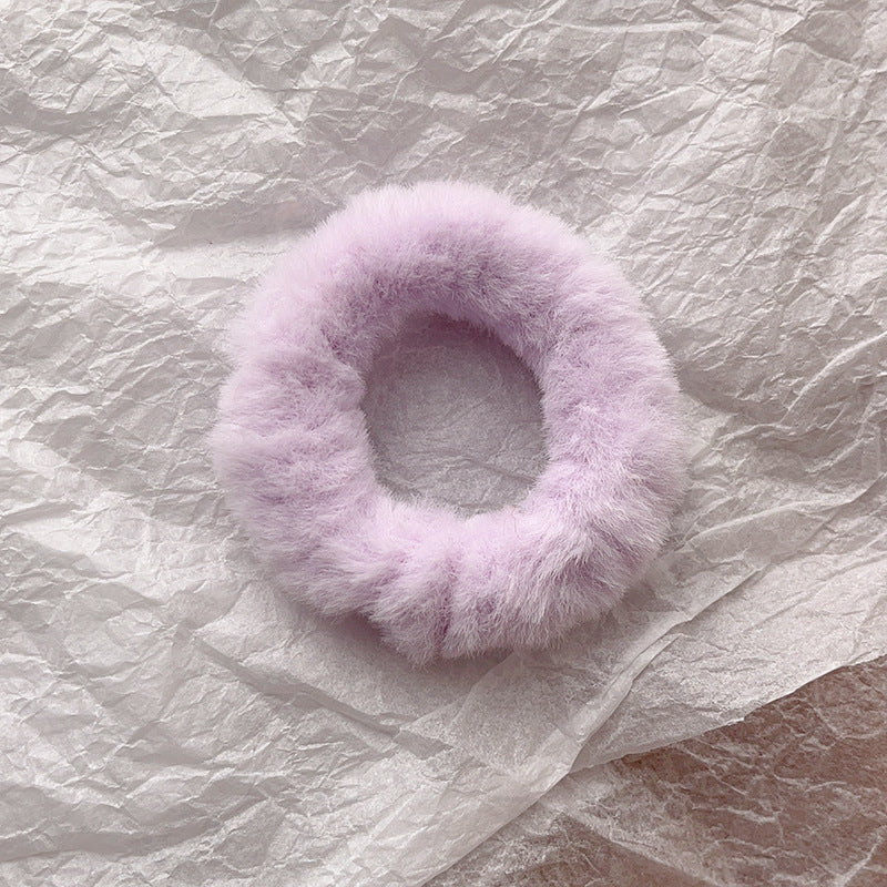 Cute Plush Intestine Hair Ring  Scrunchies  Girls' Hair Accessories