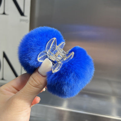 Elegant Pompons Barrettes Back Head