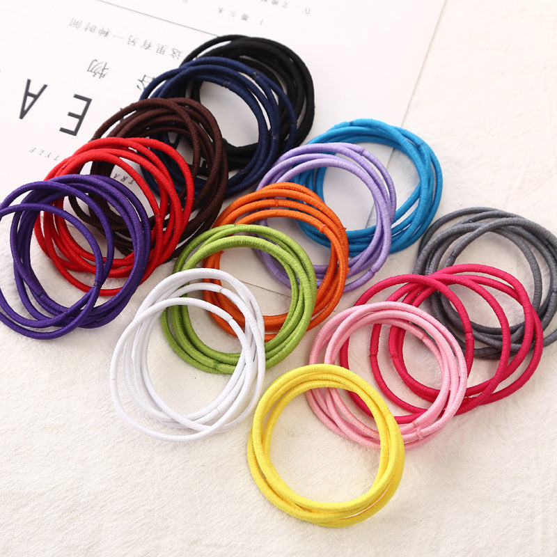 Fine Leather Band Hair Ring Jewelry