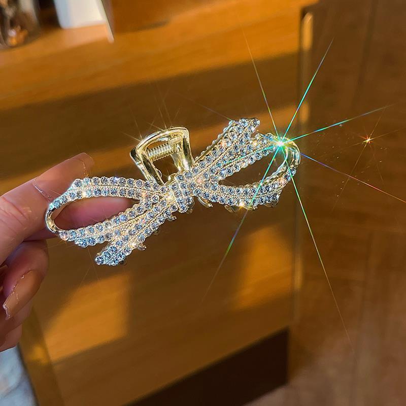 Women's Bow  Diamond Alloy Hair Clip