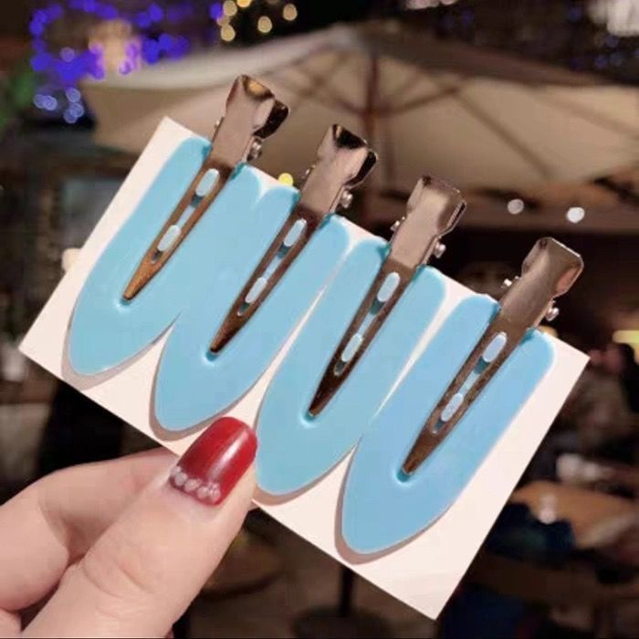 Popular Best Small Leaf Duckbill Clip DIY Seamless Hair Clip Handmade Material
