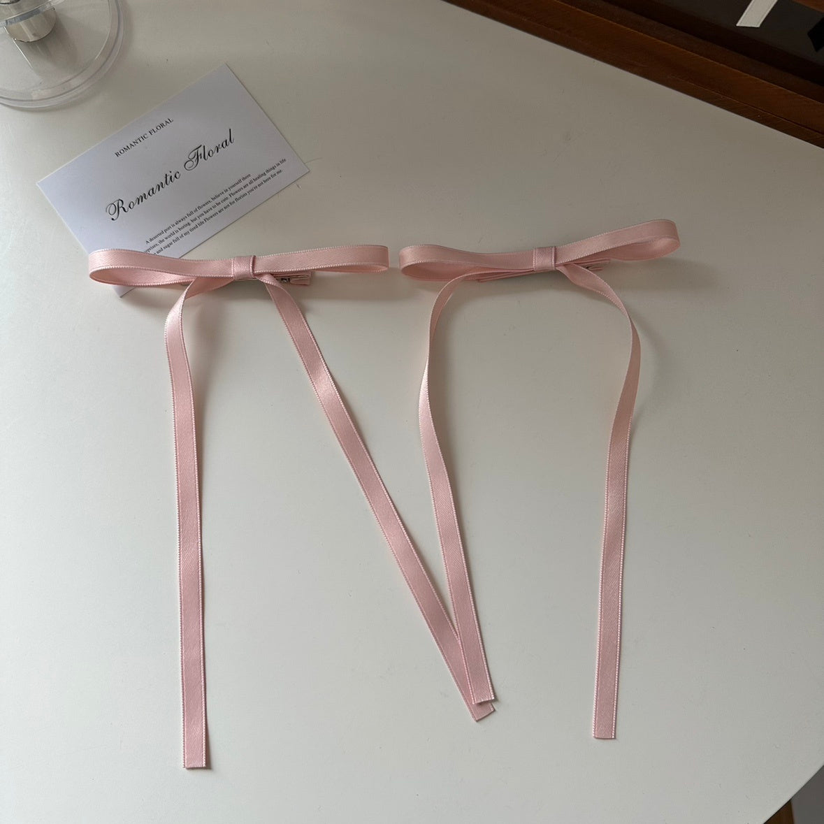 Bow Hair Clip Streamer Headpiece