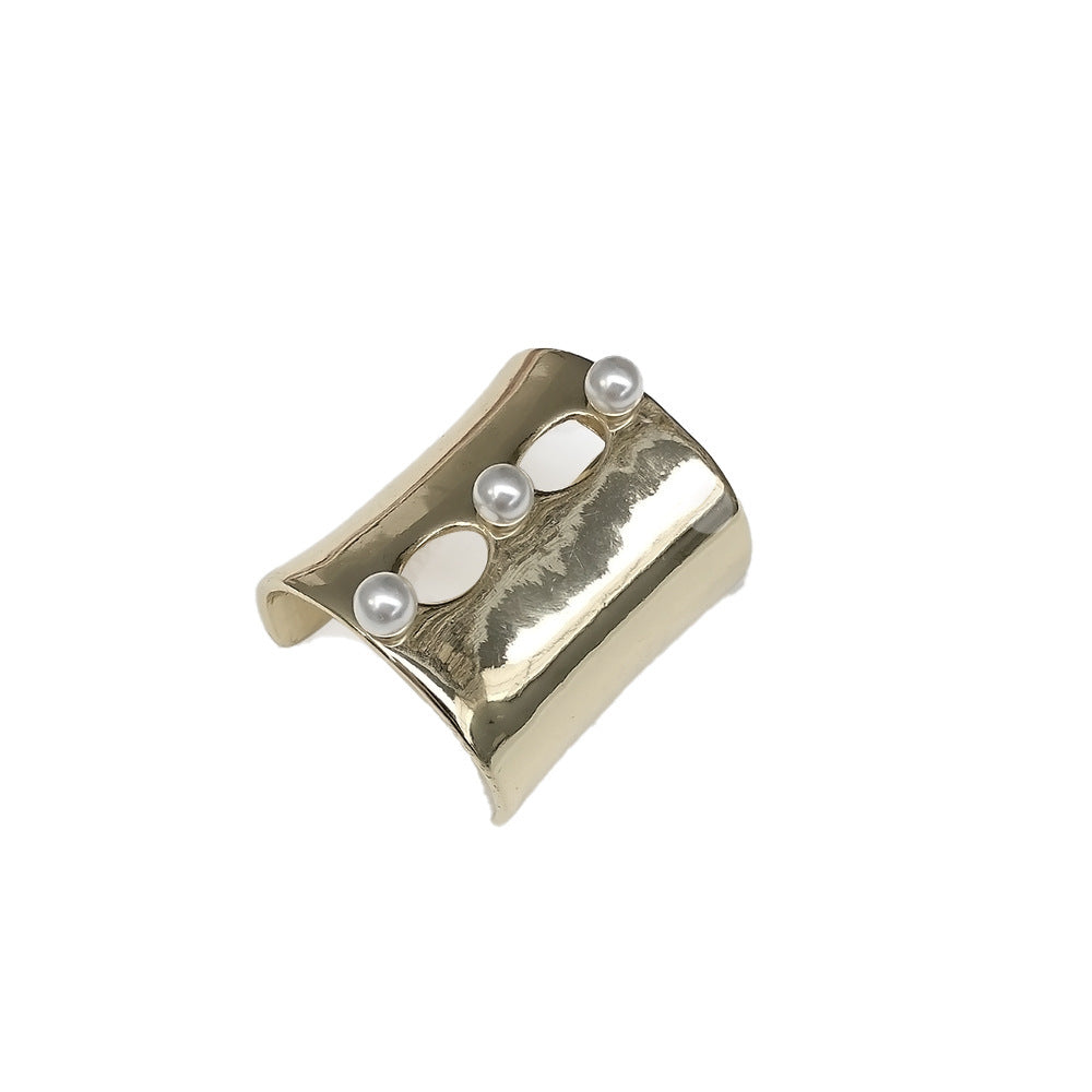 Metal U-shaped Pearl Barrettes Vintage Good-looking Hair Hook