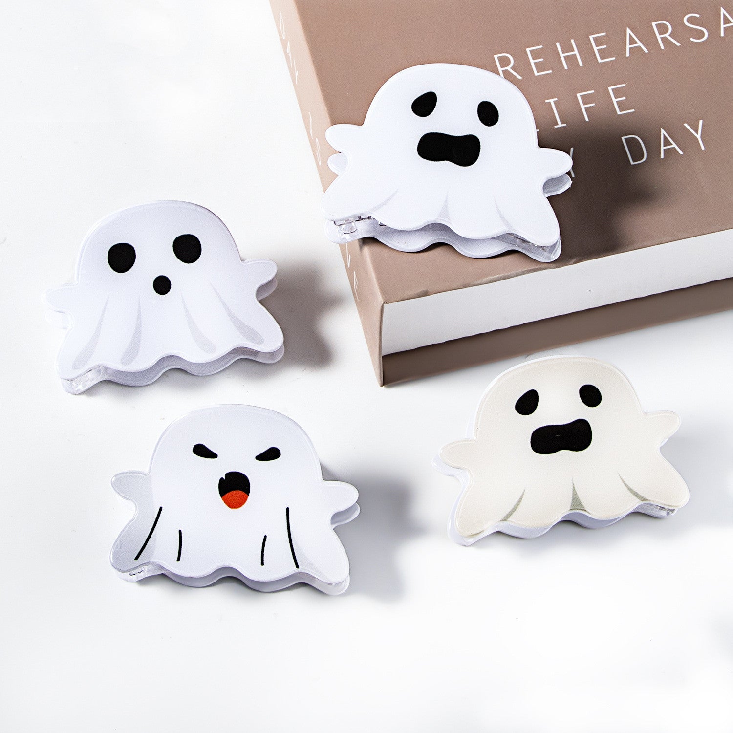 Ge Lei Si Halloween Grab Hair Clip Back Head Headdress Hairpin New
