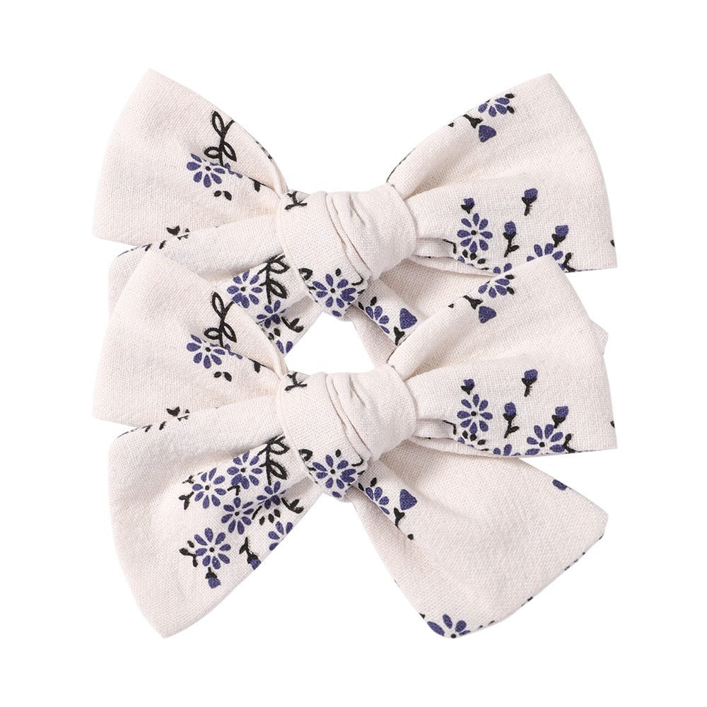 Simple College Style Candy Colored Cloth Ponytail Clip Hair Ornaments