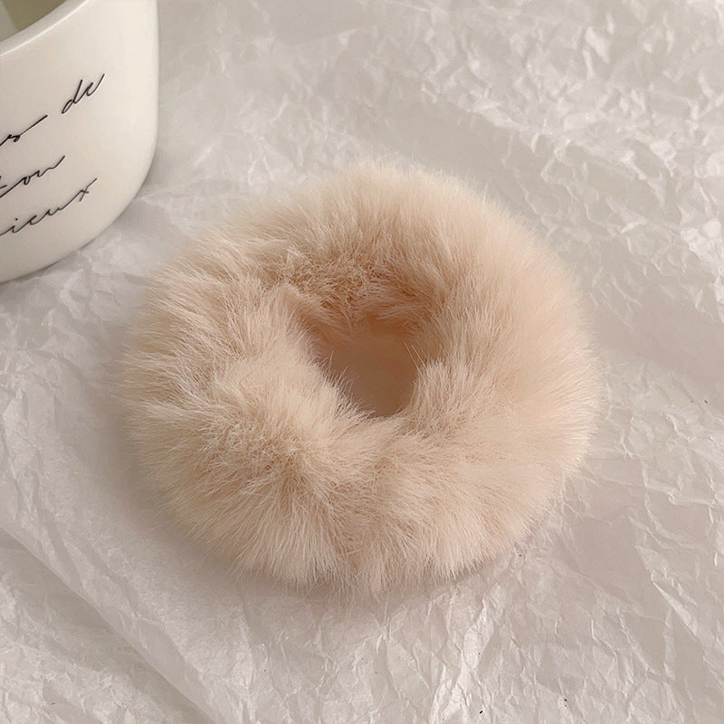 Cute Plush Intestine Hair Ring  Scrunchies  Girls' Hair Accessories