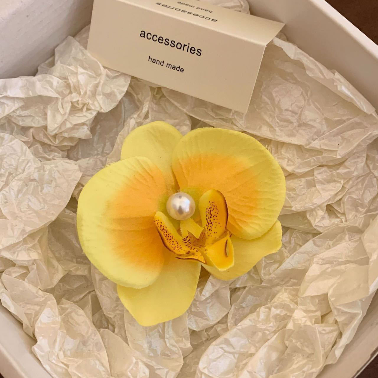 Korean Sweet Romantic Purple Phalaenopsis Flower Hairpin For Women Girls Trendy Hair Clip Claw 2024 New Barrettes Charm Headwear