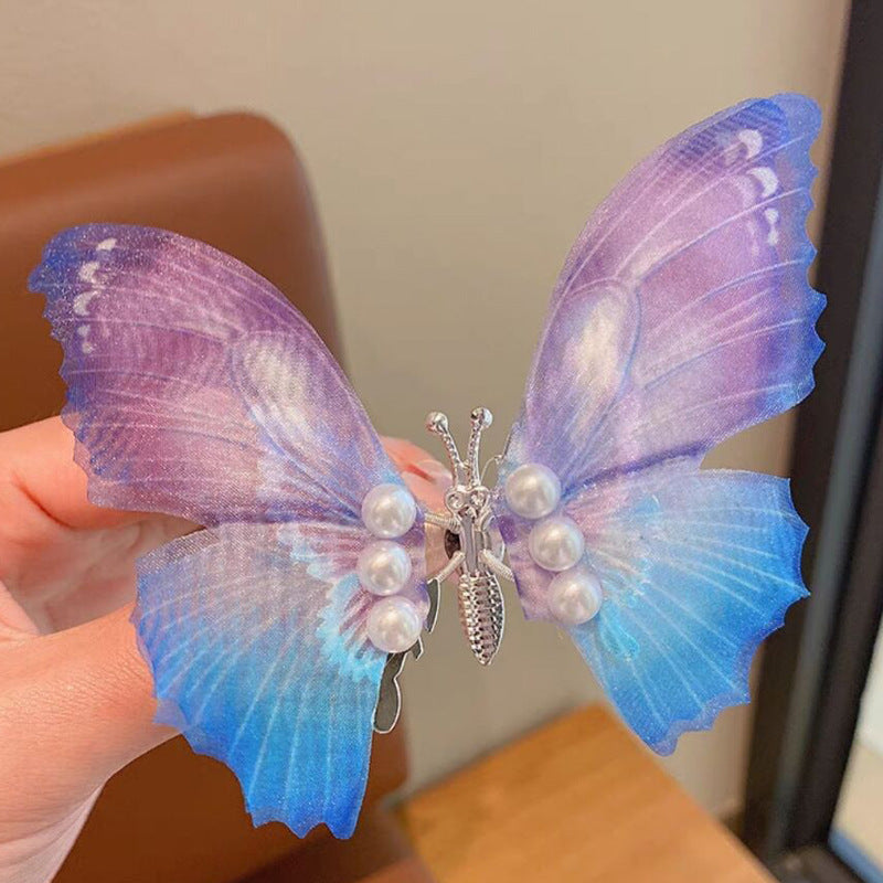Children's Fashion Simple Butterfly Barrettes