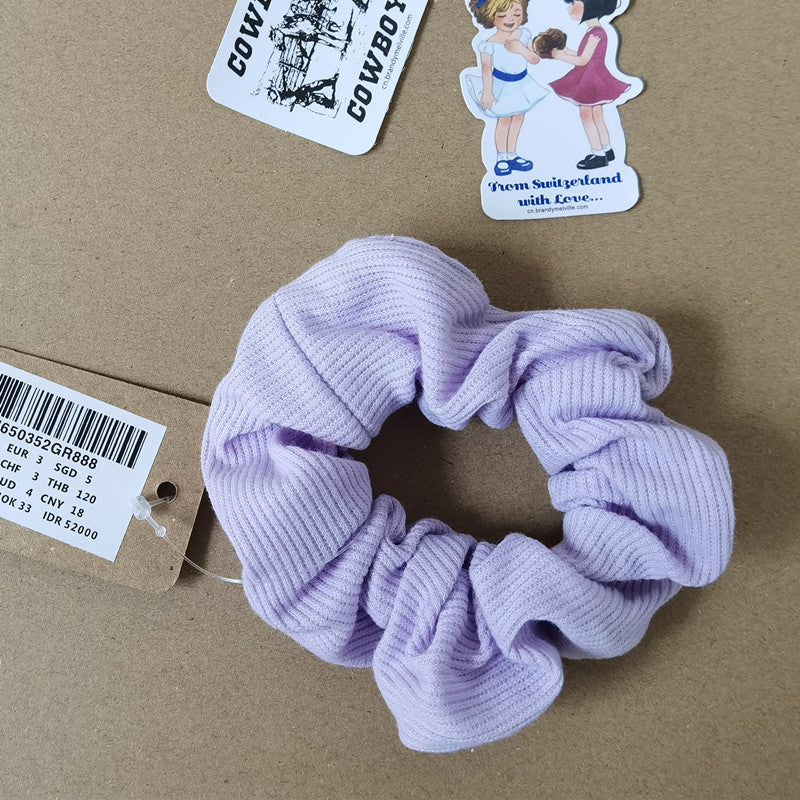 Best Plaid Print Large Intestine Ring Women's Hair Tie