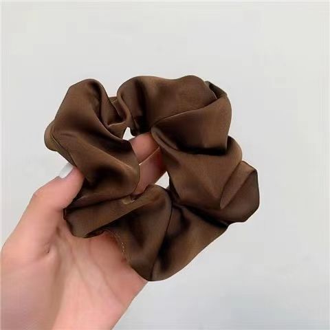 Women's Satin Large Intestine Hair Ring
