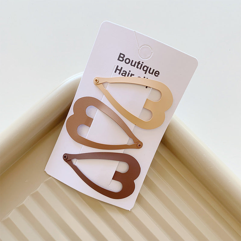 Milk Tea Hair Clip Coffee Color Bb