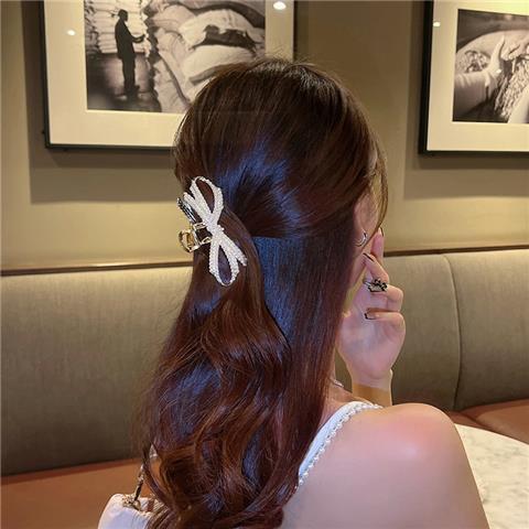 Women's Bow  Diamond Alloy Hair Clip