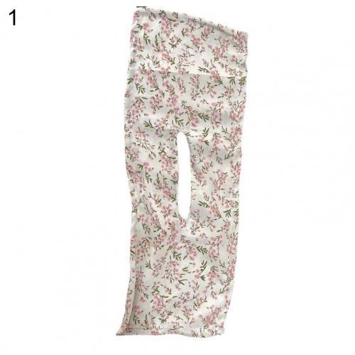 Printed Bow  Ring Rope Wire Fixed Hair Band