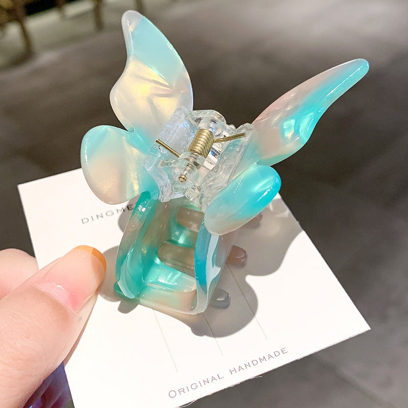 Best Hair Clip Female Korean Ins Back Head Color Butterfly Catch Clip
