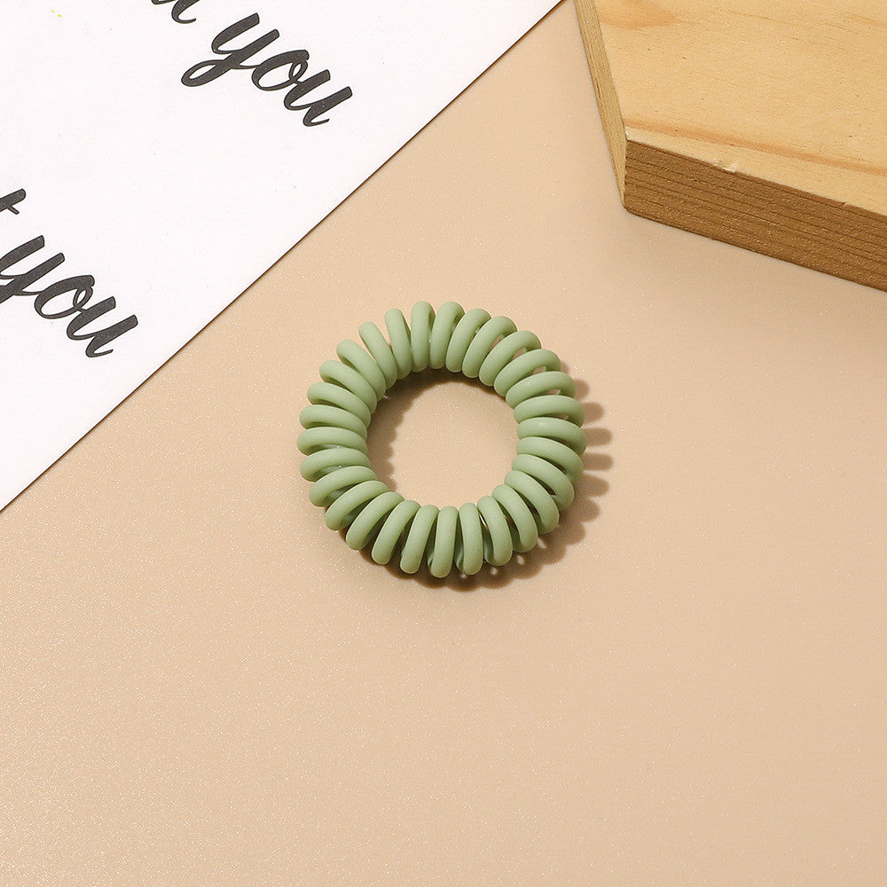 Cute Girl Hair-binding Highly Elastic Hair Rope Simple All-match Small Size Phone Line Hair Ring