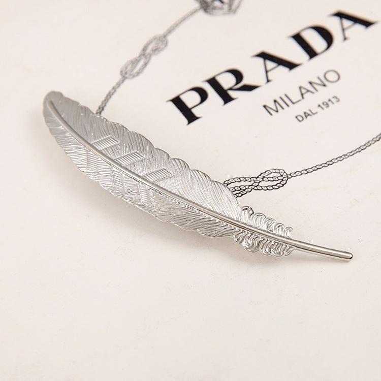 Large Feather Spring Clip And Wind Hair Accessories