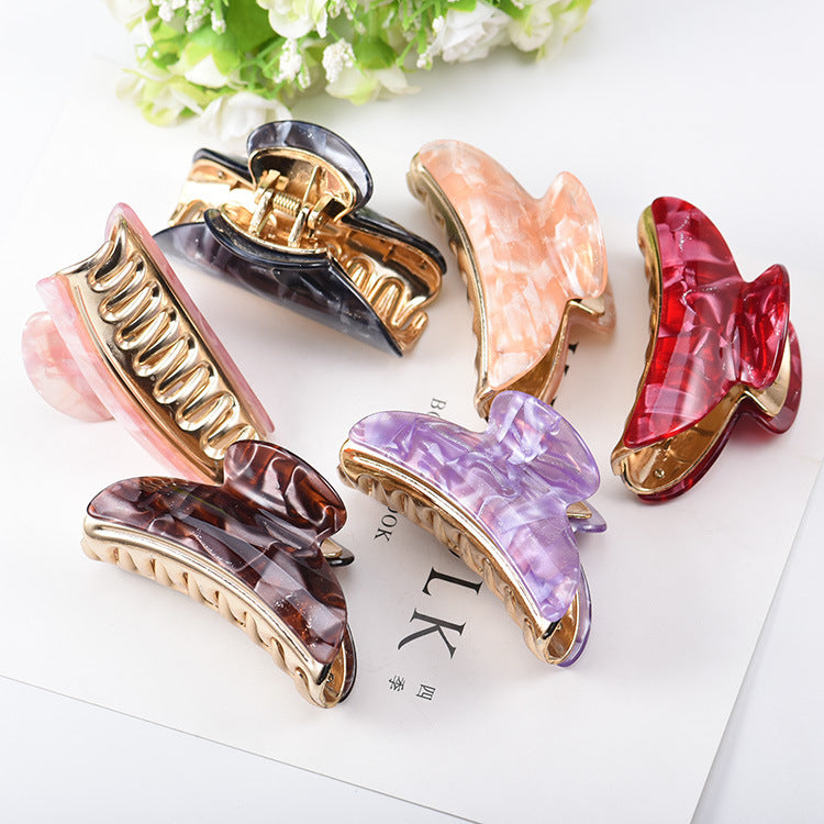 Women's Fashion Large Acrylic Hair Clips