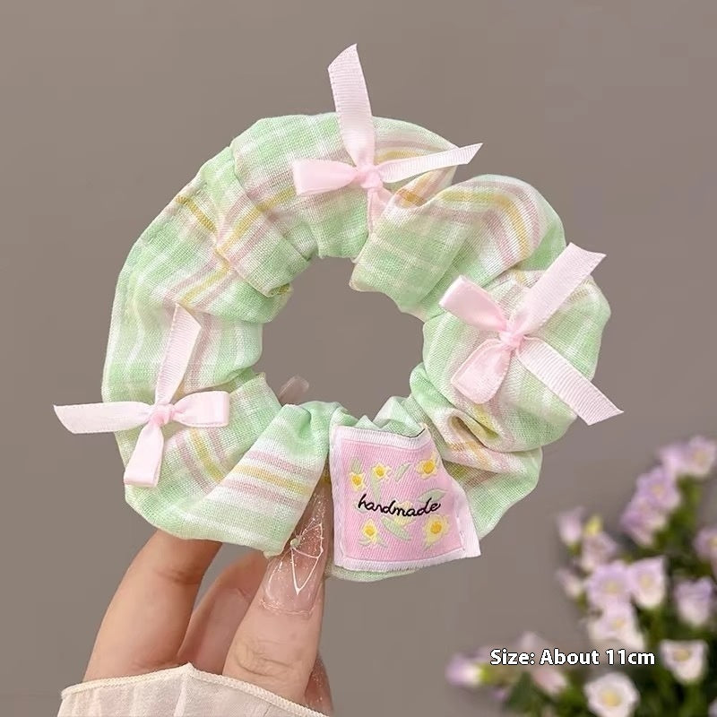 Summer Super Fairy Sweet Lace Large Intestine Hair Ring