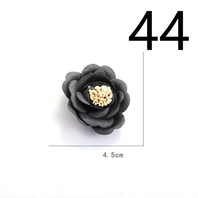 Fabric Flower Rose Sticky Head DIY Handmade Headdress