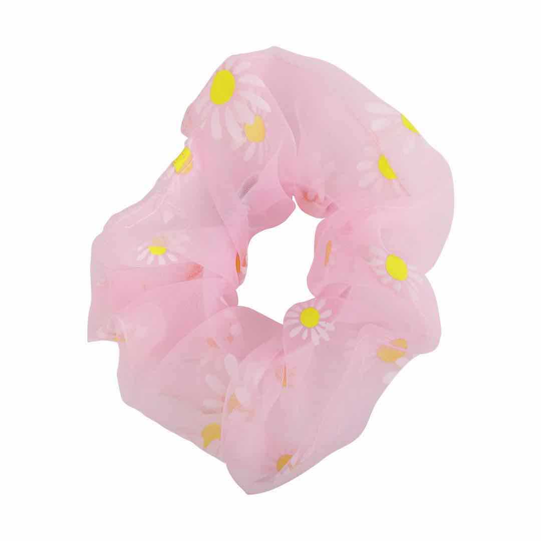 Small Daisy Flower Large Intestine Hair Ring Hair Accessories Forest Girl