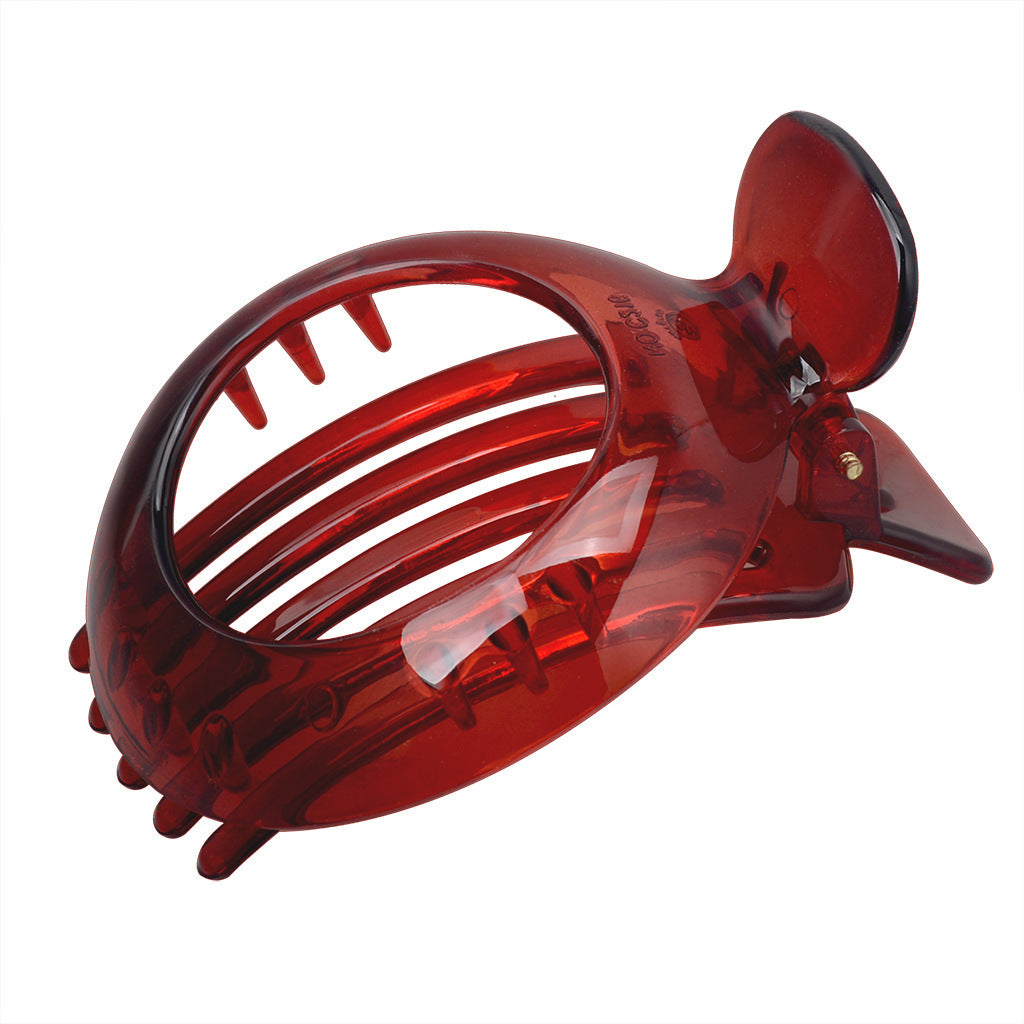 European And American Stylish Round Hollow Hair Plug Barrettes