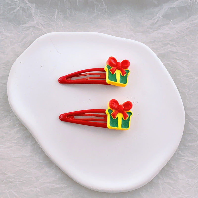Children's Fashion Simple Christmas Hair Clip