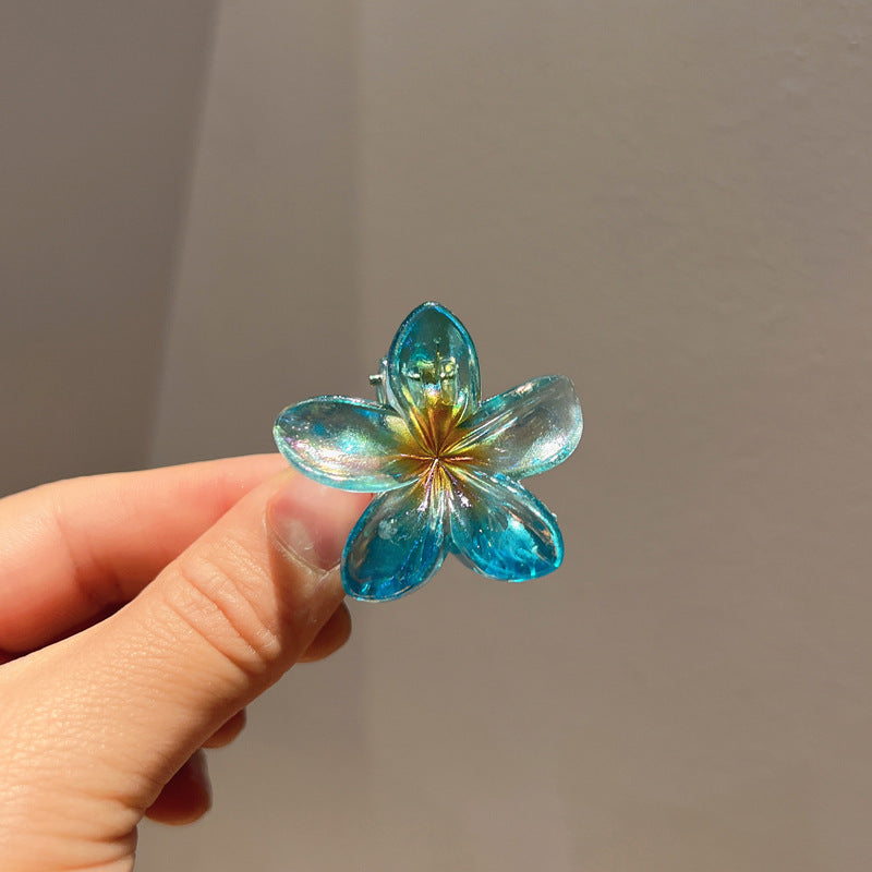 Plating Color Transparent Egg Bauhinia Barrettes Women's