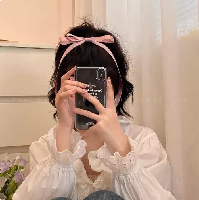 Ribbon Bow Ribbon Hair Clip