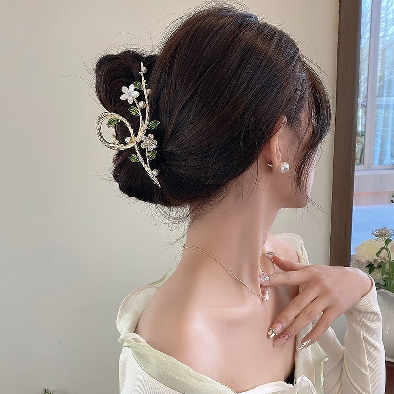 Best Exquisite Opal Flowers Barrettes Women