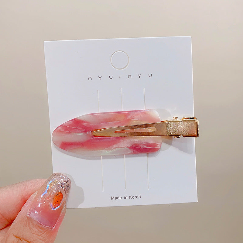 Acetic Acid Seamless Acrylic Duck Billed Hair Clip
