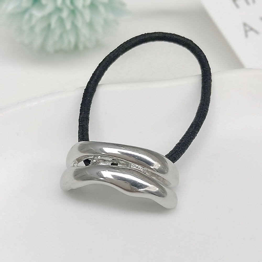 U-shaped Metal Ponytail Hair Ring Advanced Sense Hair-binding