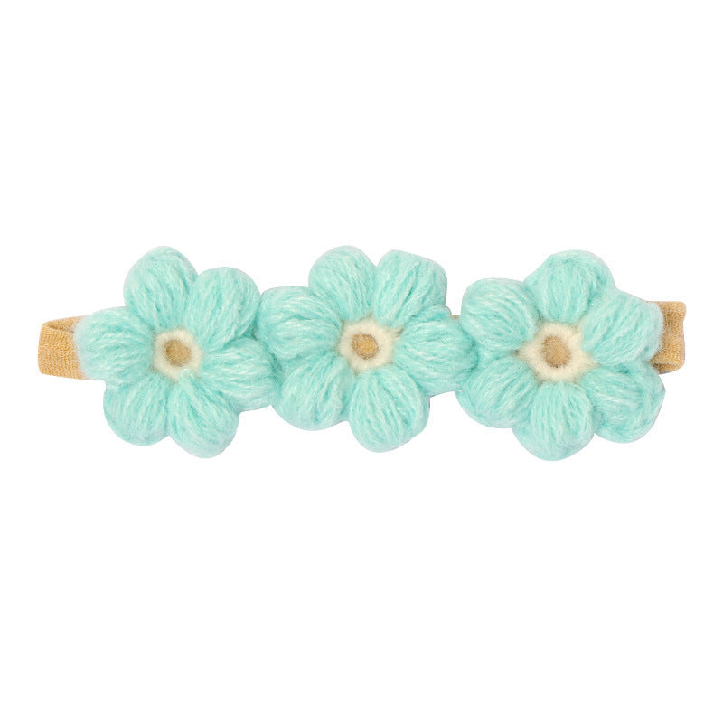 Children's Handmade Wool Knitted Hair Clip