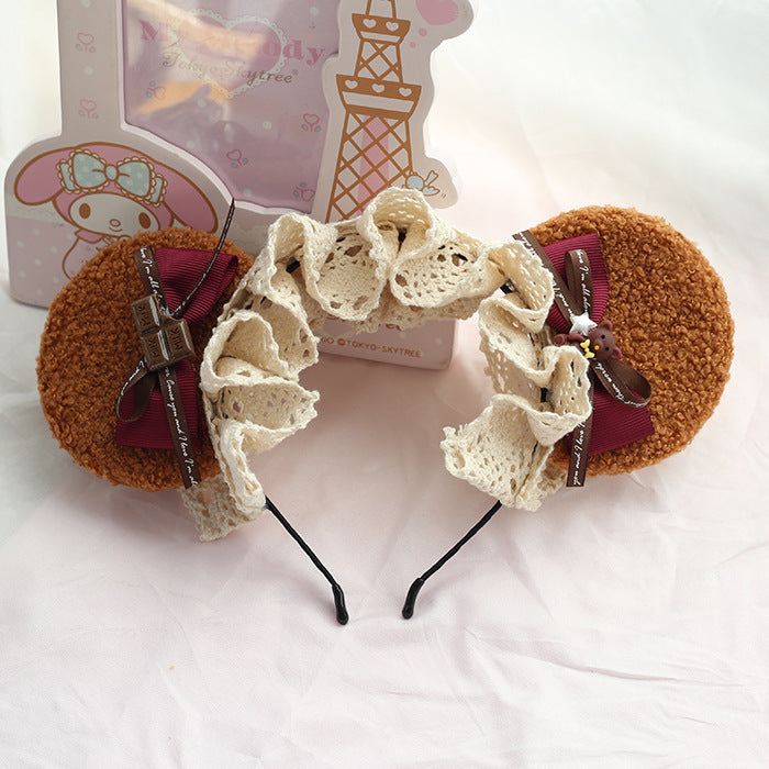 Women's Bear Ear Bow Barrettes