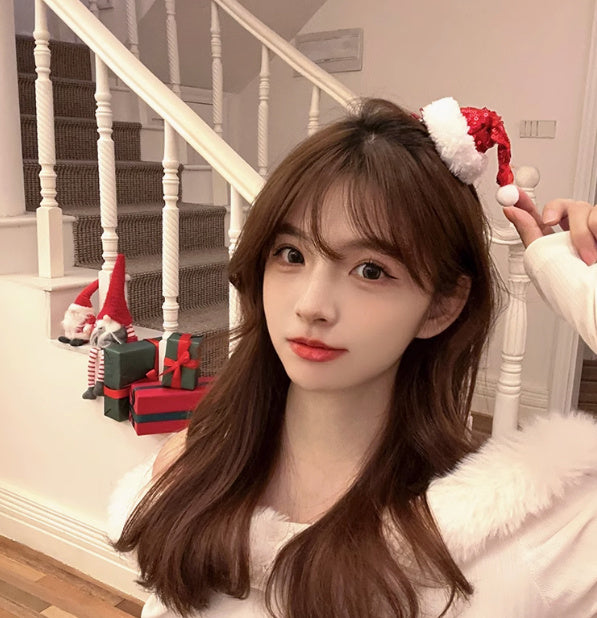 Hat Barrettes Cute Girly Heart