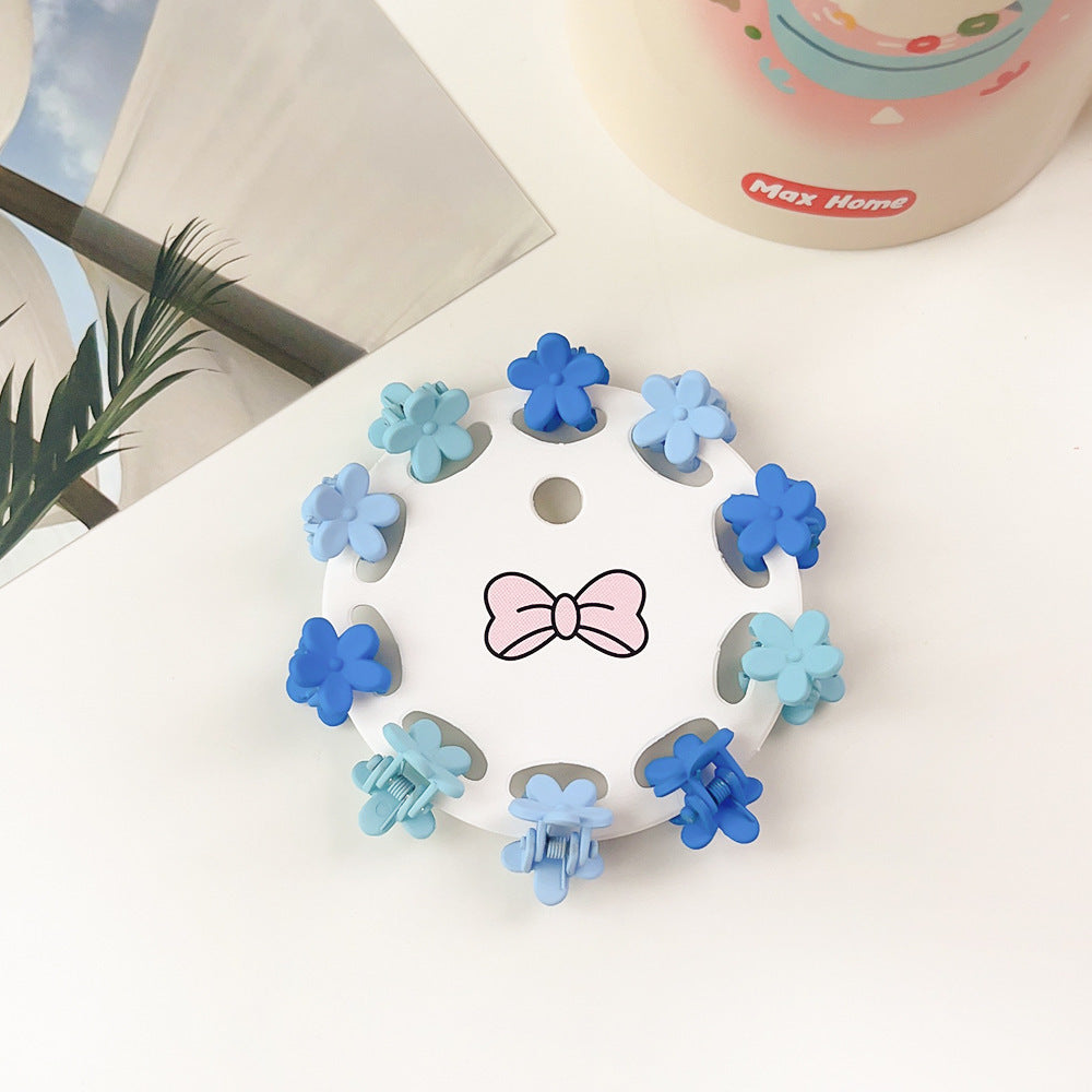 New Children's Barrettes 10 PCs Colorful Cartoon Baby Small Jaw Clip Bangs Broken Hair Princess Hairstyle Mini Hairpin