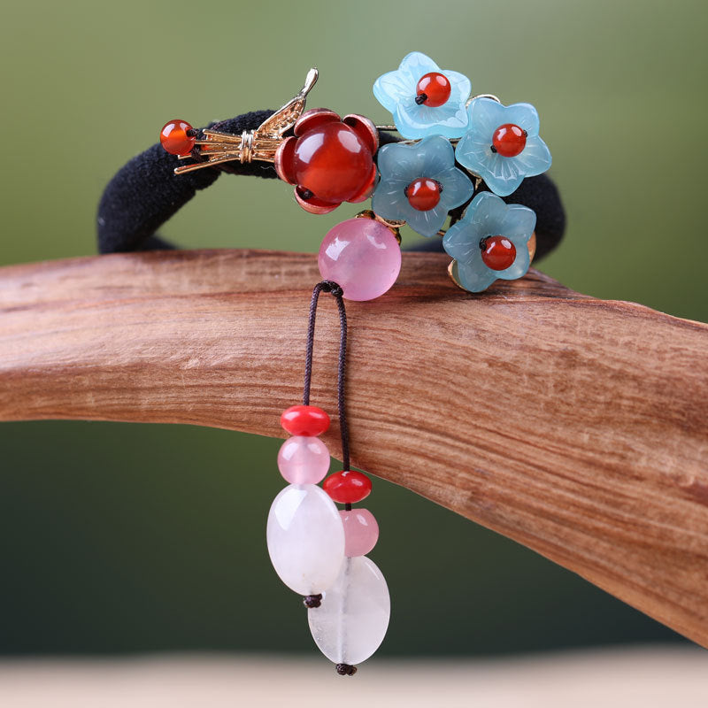 Best Glazed Retro Hair Ring Head Rope For Women