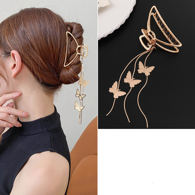 Shark Clip Hair Headdress At The Back Of The Hair Clip