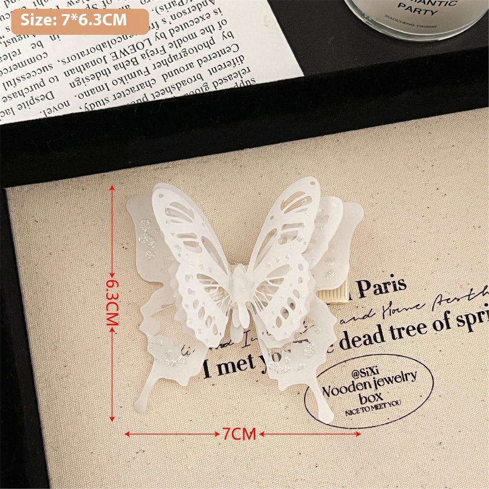 Super Fairy Three-dimensional Butterfly Barrettes Fashion Special-interest