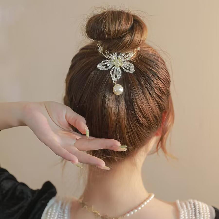 Women's Ball Head Horsetail Hair Clip
