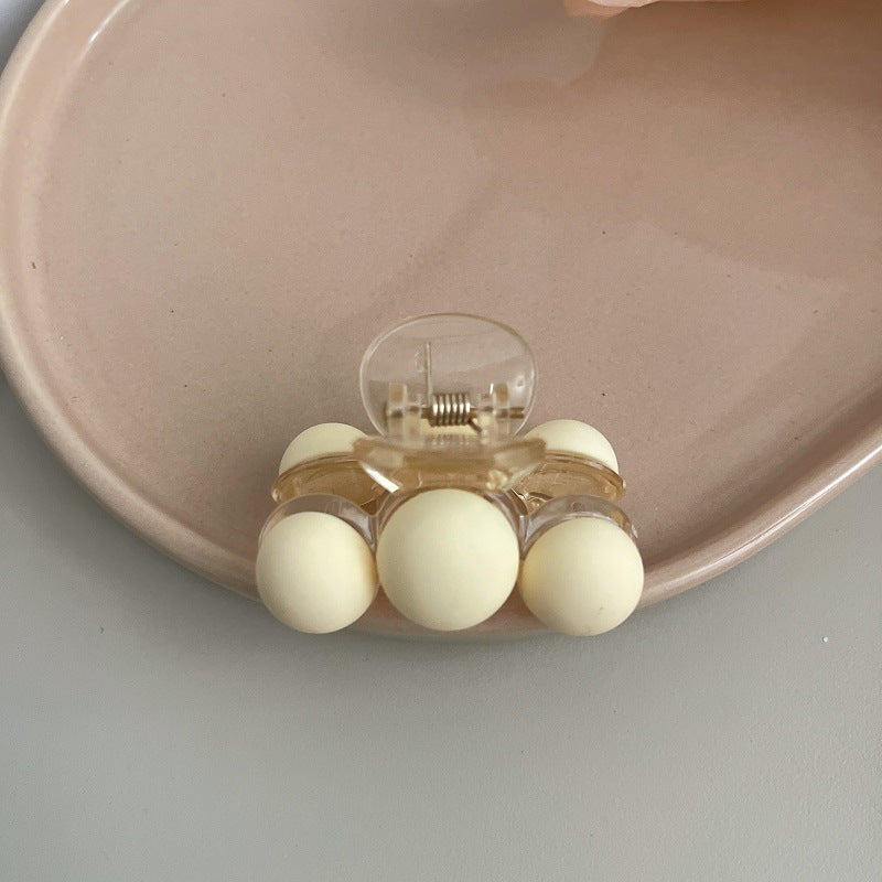 Women's Fashion Cream Color Barrettes